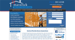 Desktop Screenshot of maverickinspections.com